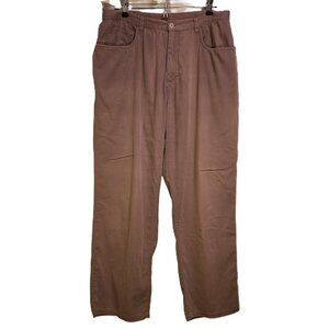 CHICO’S DESIGN Khaki Tan Relaxed Fit Straight Jeans Women's 1.5 / 10 / M